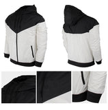 Fashion New Men Women Jacket Spring Autumn Fall Casual Sports Wear Clothing Windbreaker Hooded Zipper Up Coats